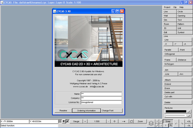 CYCAS screenshot