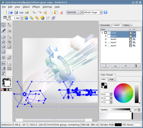 Karbon screenshot