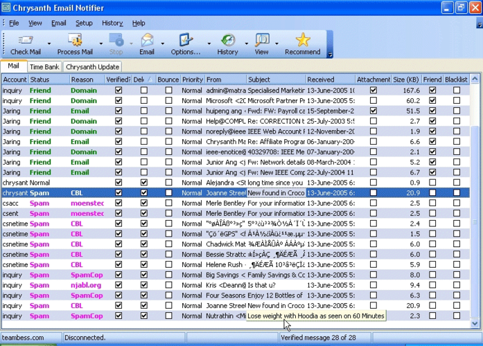 Mail Notification screenshot