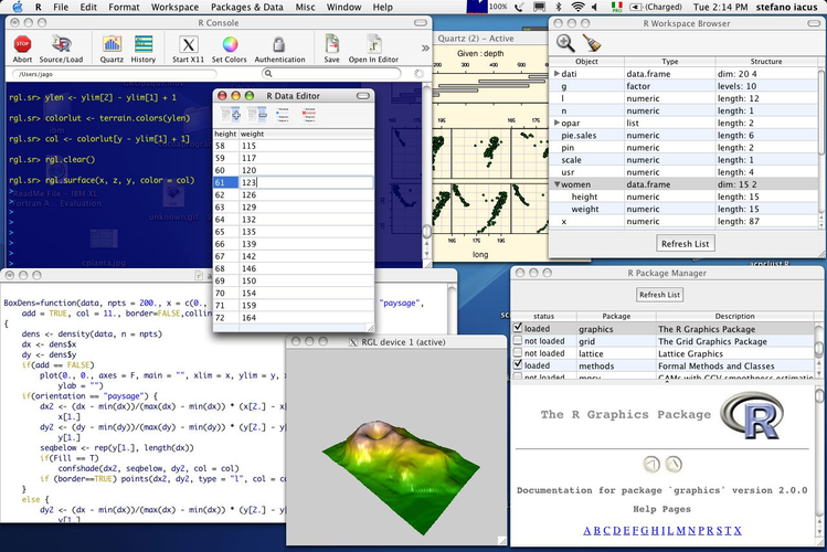 RKWard screenshot