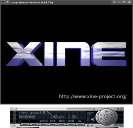 Screenshot von Xine