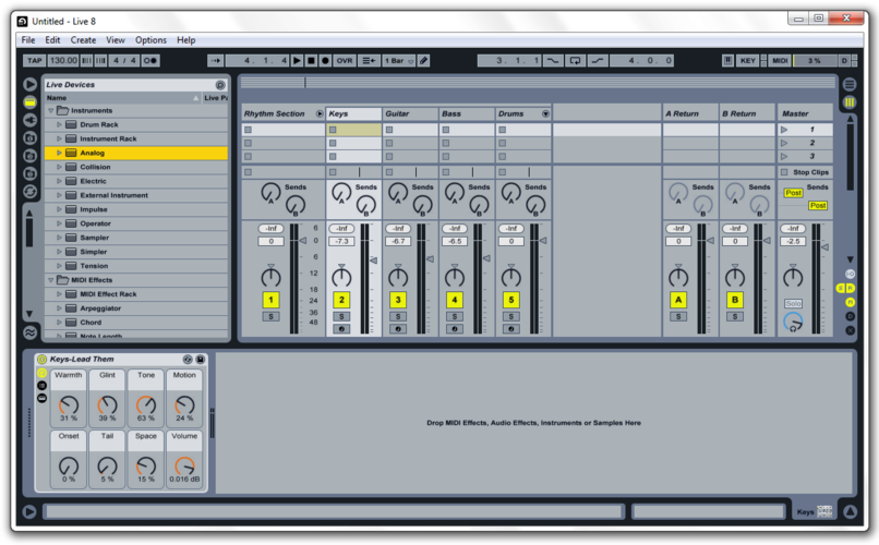 Ableton Live screenshot