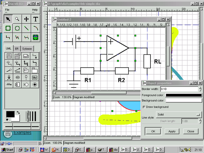 Dia screenshot