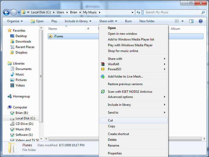 Dropbox screenshot
