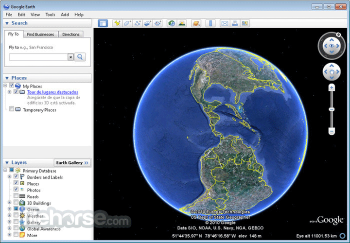 Google Earth screenshot