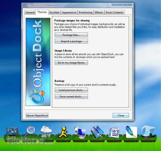 ObjectDock screenshot