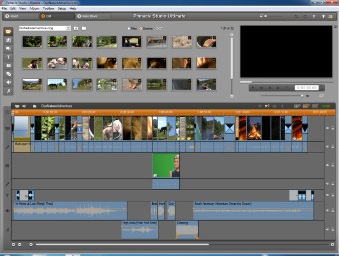 Pinnacle Studio screenshot