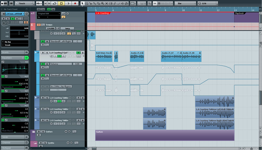 Steinberg Cubase screenshot