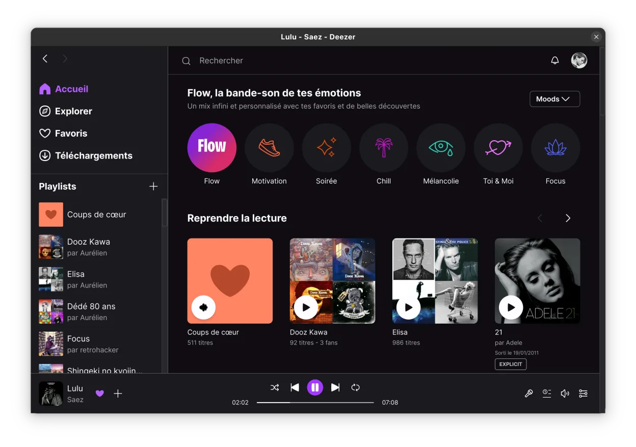 Homepage dark