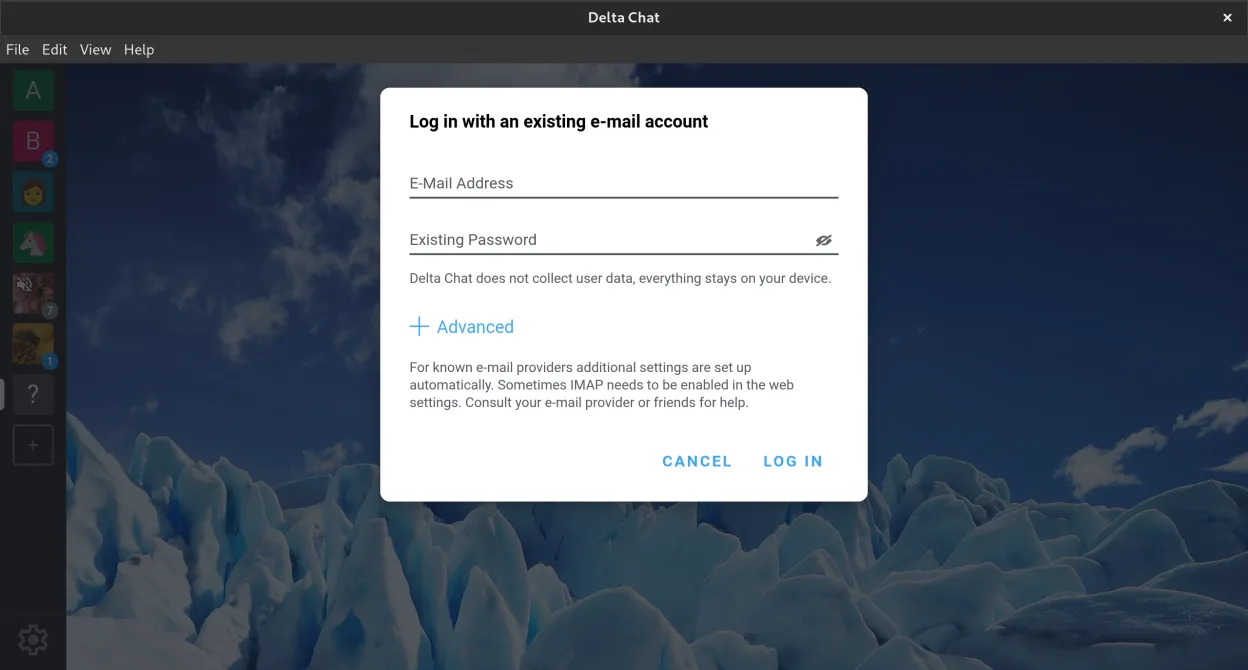 You can also use Delta Chat as an email client with your existing email address