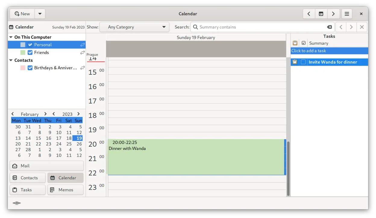 Calendar