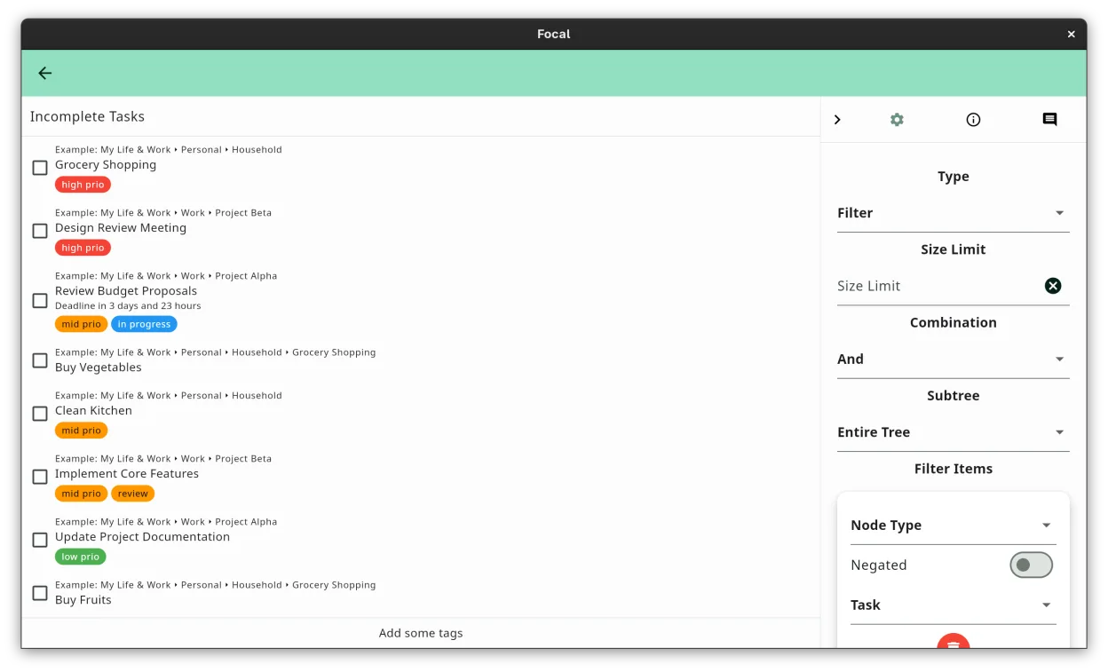 Create smart lists that update automatically