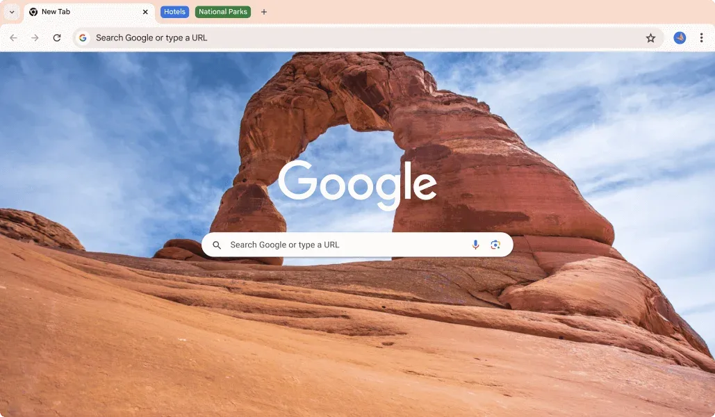 Screenshot von Google Chrome