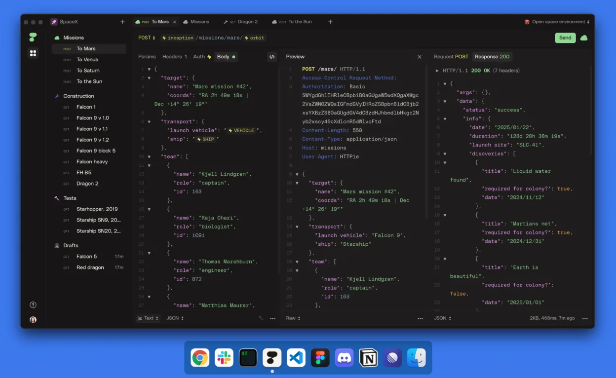 HTTPie screenshot