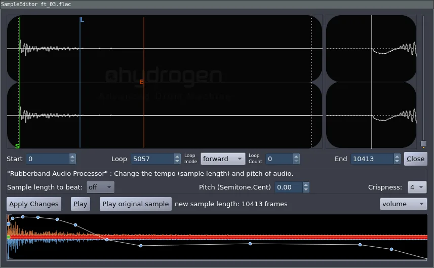 Screenshot von Hydrogen