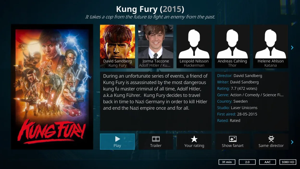 Get additional infos about your movies or series