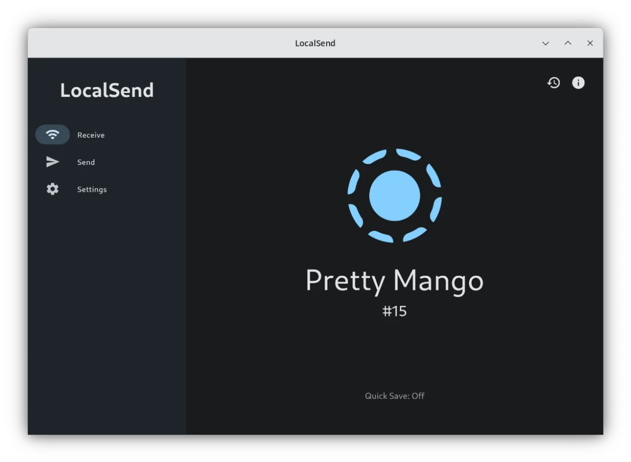Receiving interface