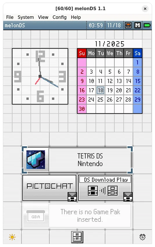Nintendo DS emulation.