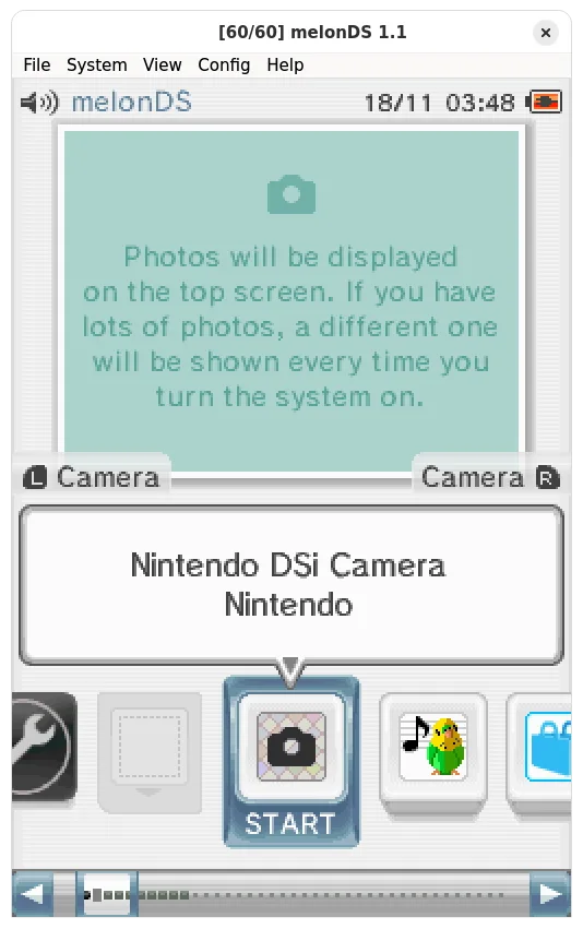 Nintendo DSi emulation.