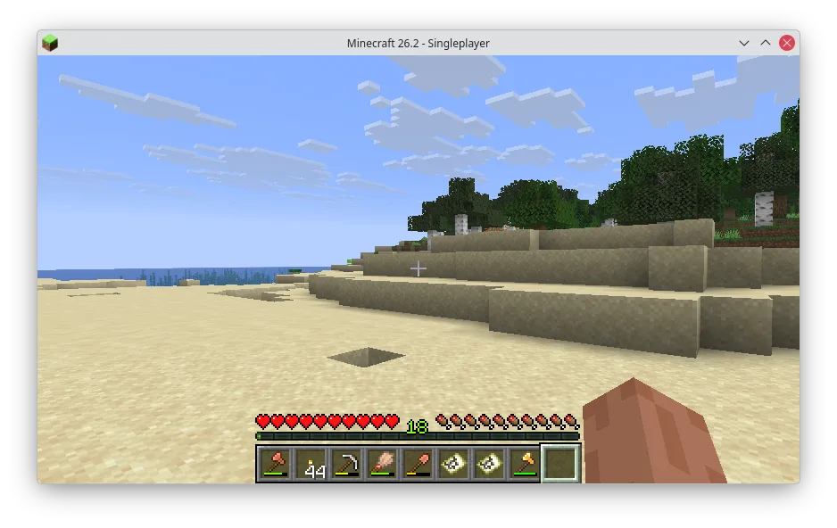 Captura de pantalla de Minecraft Launcher