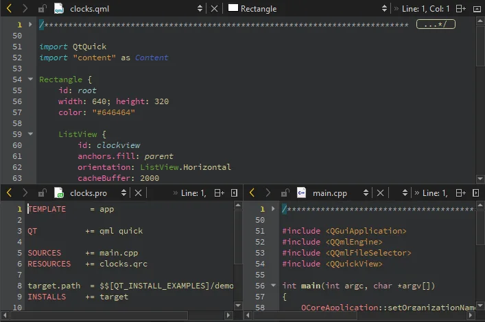 Code editor