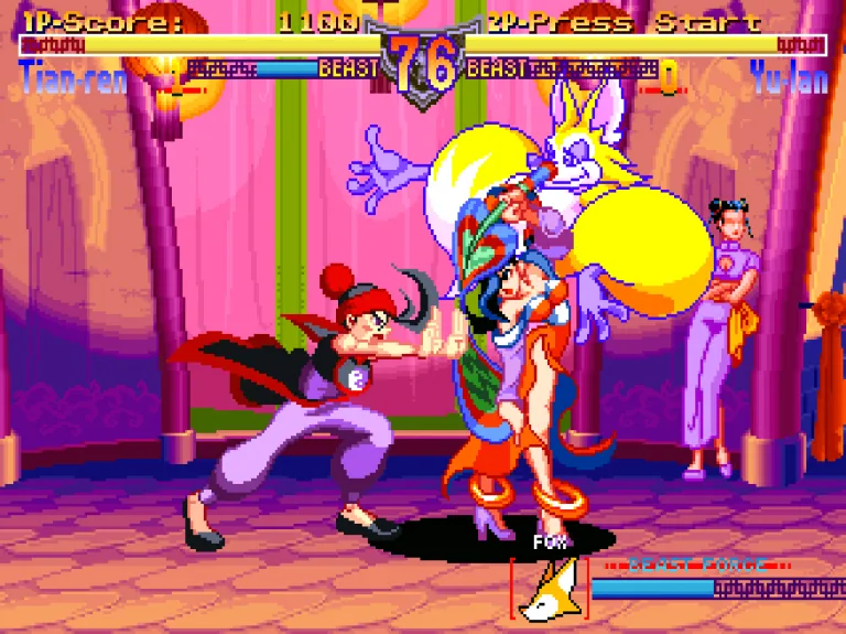 Rabbit : a fighting game from 1997, one of the only Electronic Arts arcade games