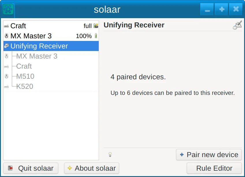 Solaar screenshot
