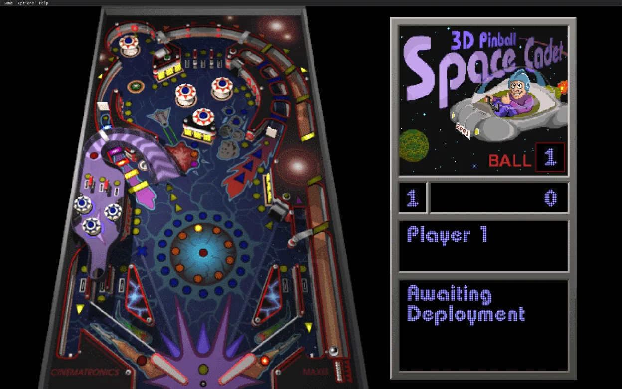 Space Cadet Pinball screenshot