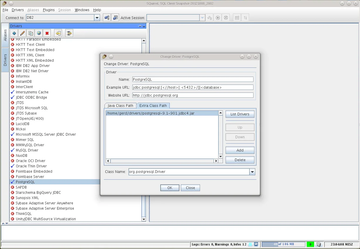 Configure or add a driver