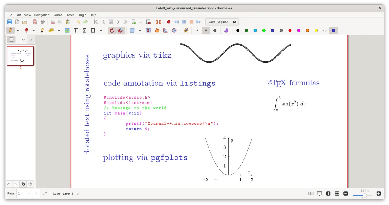 LaTeX with customized preamble